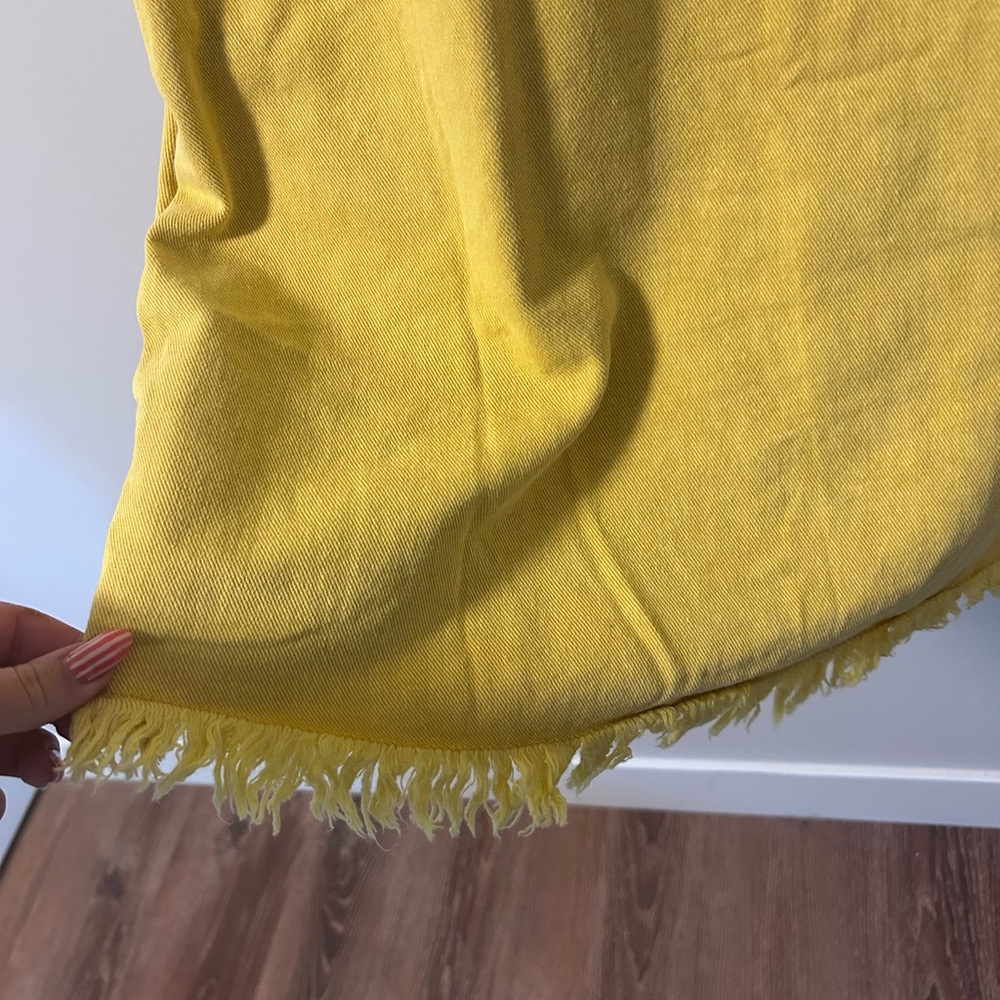 Yellow Denim Jacket - Picture 3 of 4